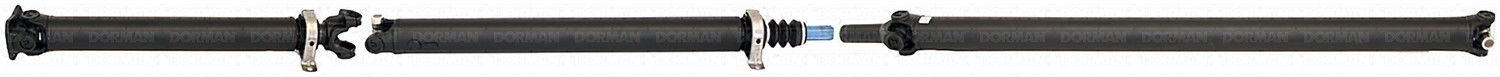 Rear 3-Piece Steel Driveshaft Assembly