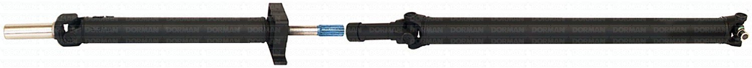 Rear 2-Piece Steel Driveshaft Assembly