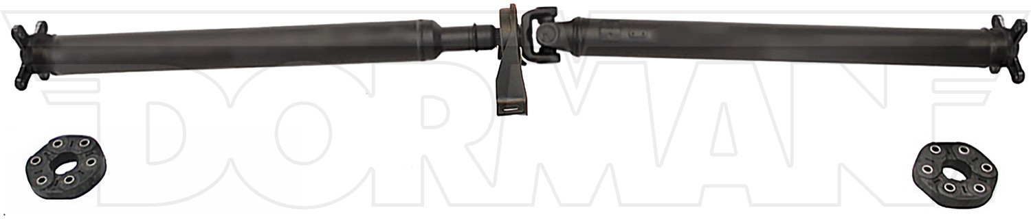 Rear 2-Piece Steel Driveshaft Assembly