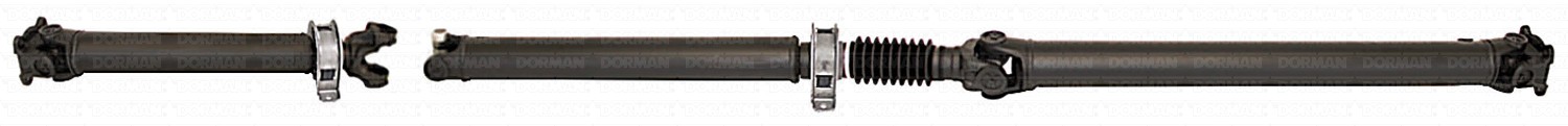 Rear 3-Piece Steel Driveshaft Assembly