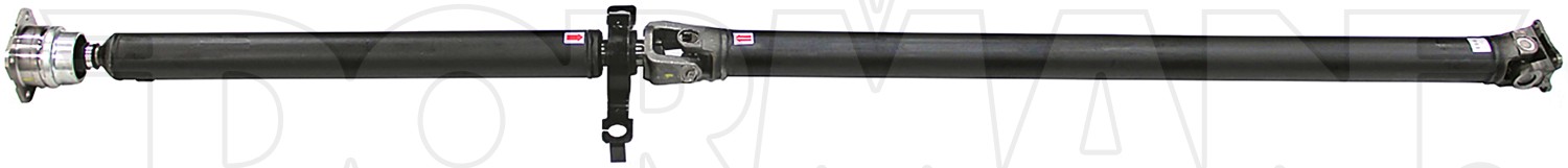 Rear 2-Piece Steel Driveshaft Assembly
