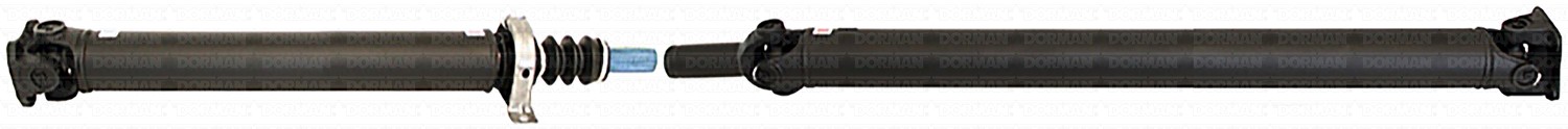 Rear 2-Piece Steel Driveshaft Assembly