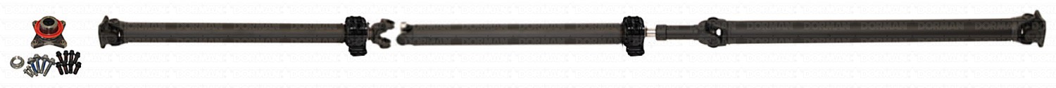 Rear 3-Piece Steel Driveshaft Assembly