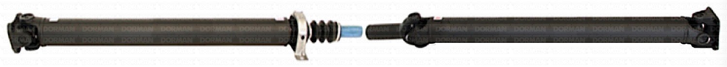 Rear 2-Piece Steel Driveshaft Assembly