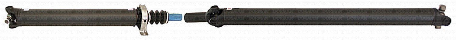 Rear 2-Piece Steel Driveshaft Assembly