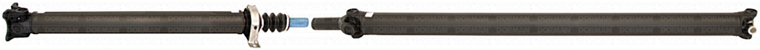 Rear 2-Piece Steel Driveshaft Assembly