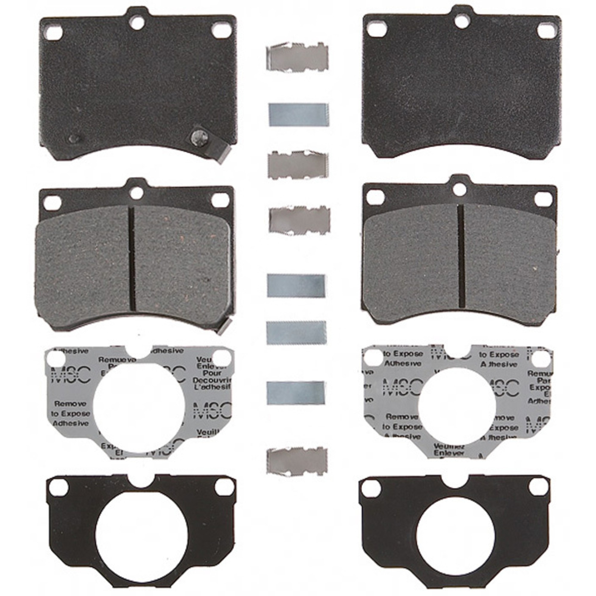 Raybestos E3 Overstock Metallic Brake Pad Set