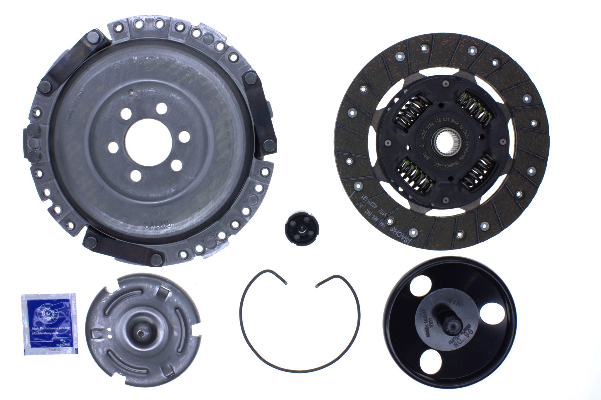 CLUTCH KIT 95-02 VW GOLF 210MM