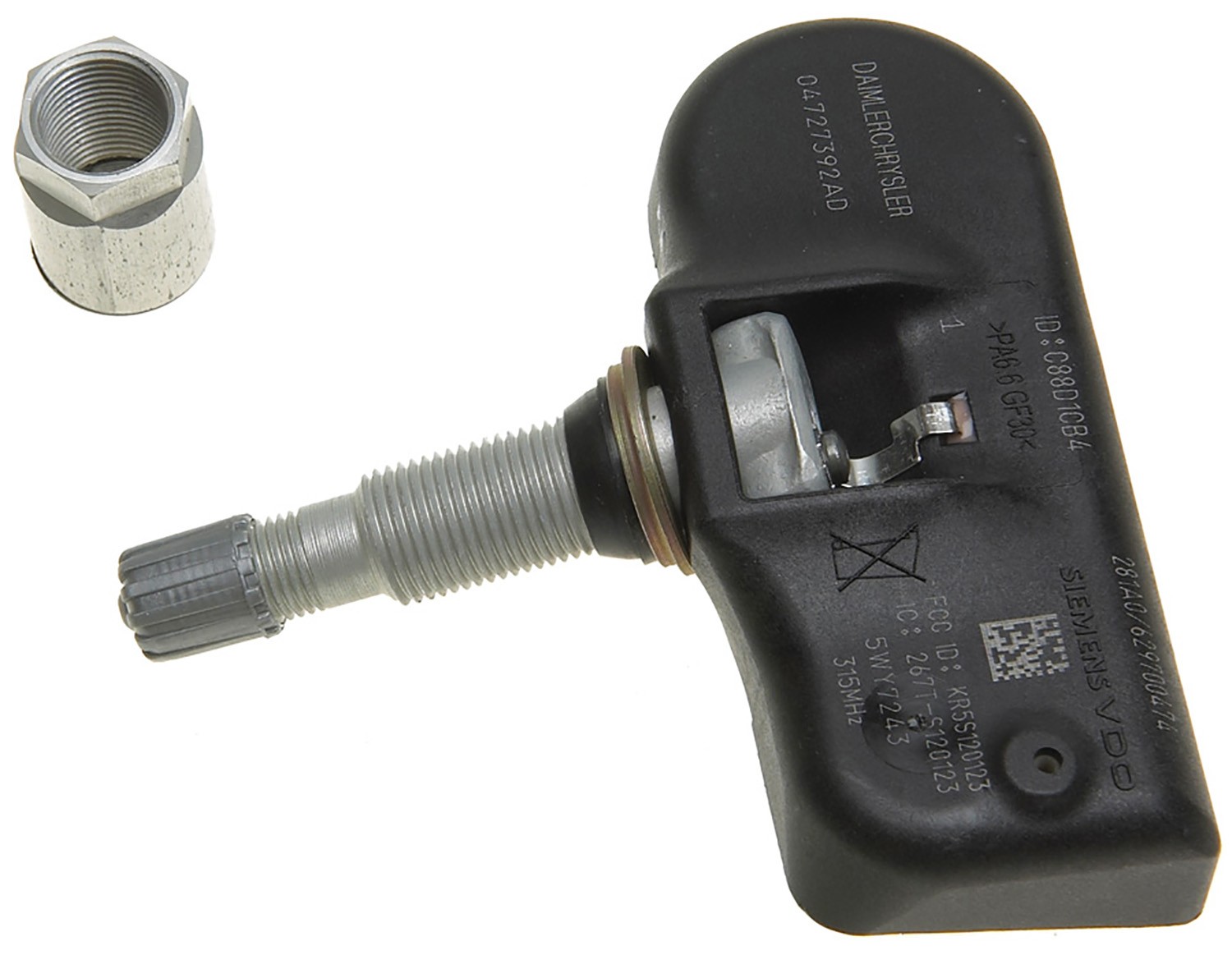TPMS Sensor - Clamp-In Aluminum Valve