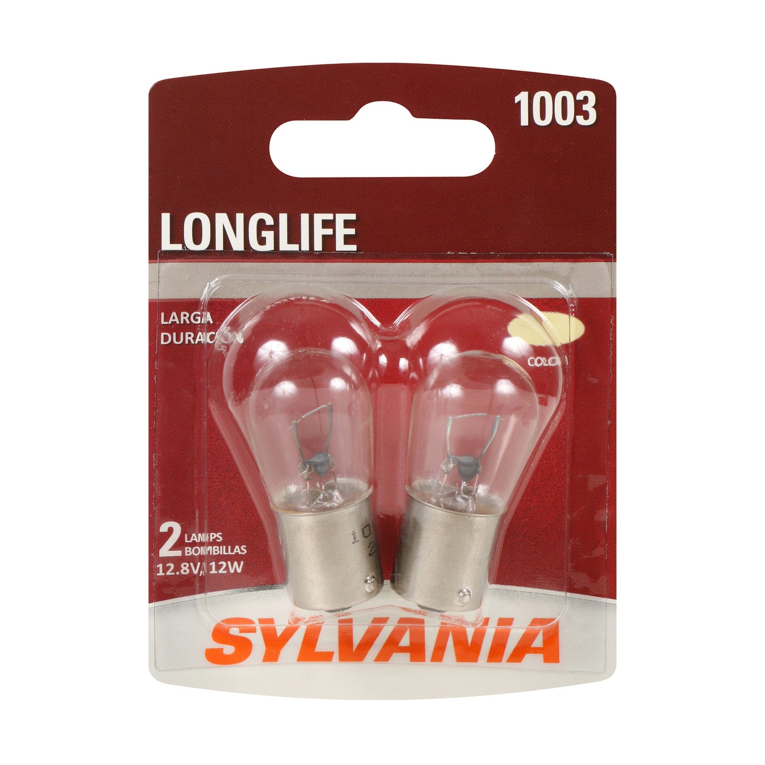 SYLVANIA 1003 Long Life Mini Bulb, 2 Pack