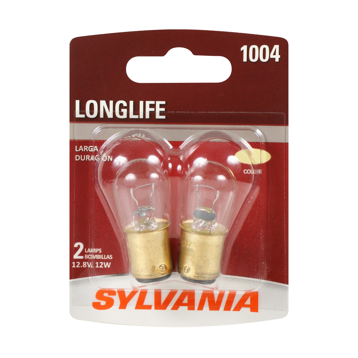 SYLVANIA 1004 Long Life Mini Bulb, 2 Pack