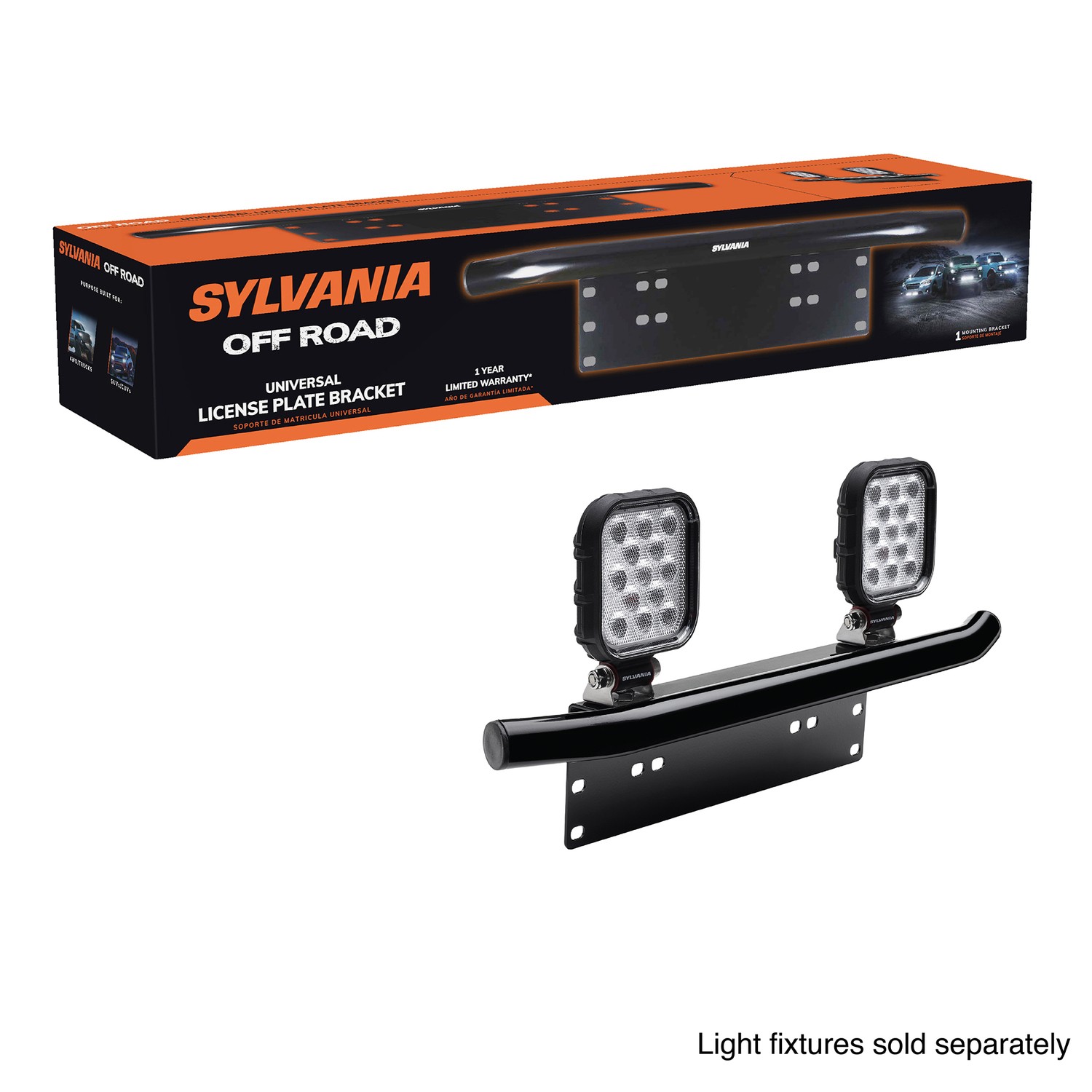 SYLVANIA Universal License Plate Bracket