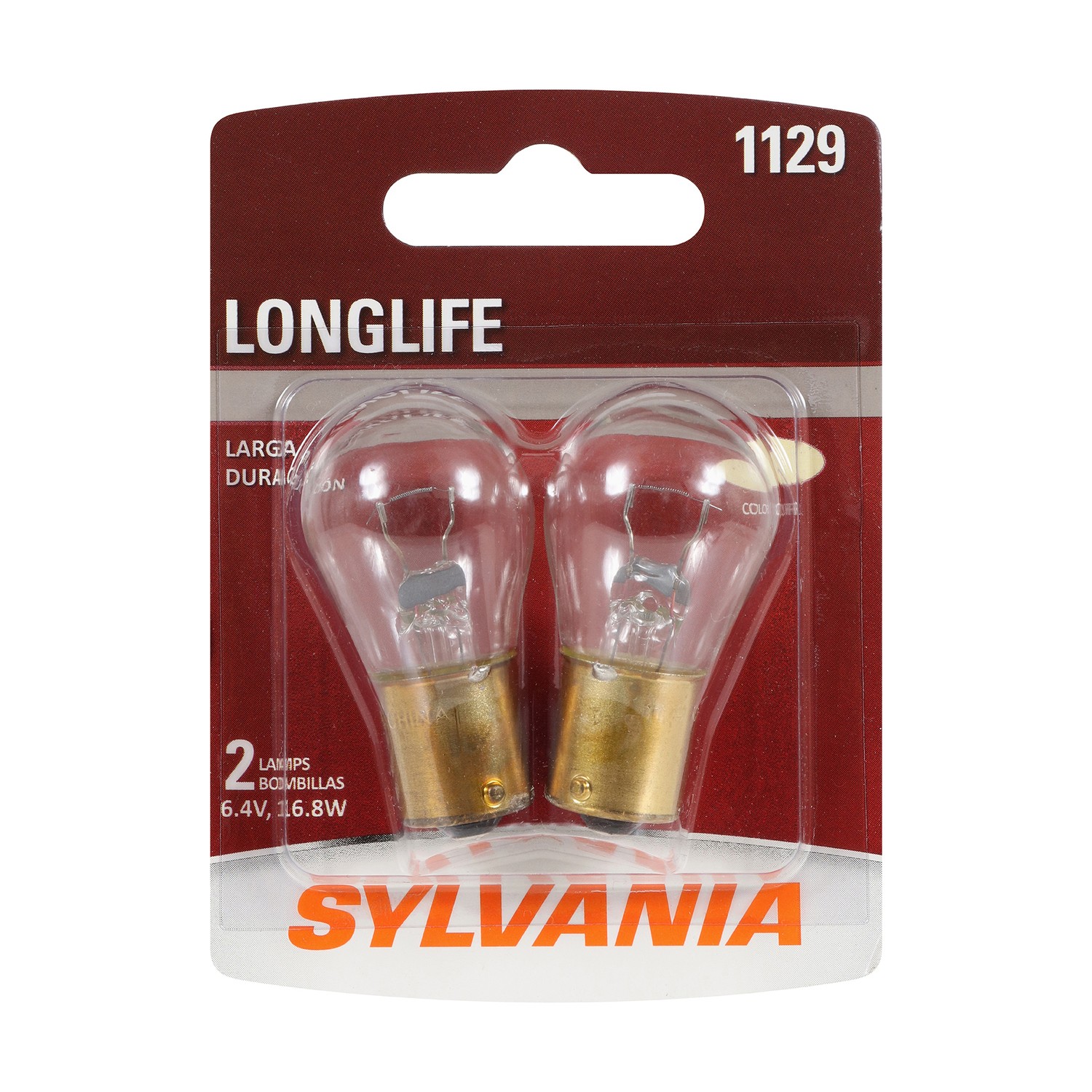 SYLVANIA 1129 Long Life Mini Bulb, 2 Pack