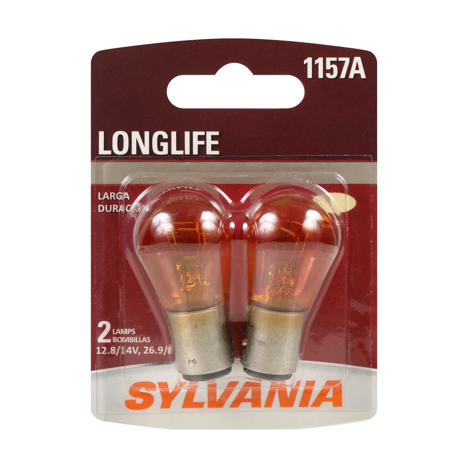 SYLVANIA 1157A Long Life Mini Bulb, 2 Pack