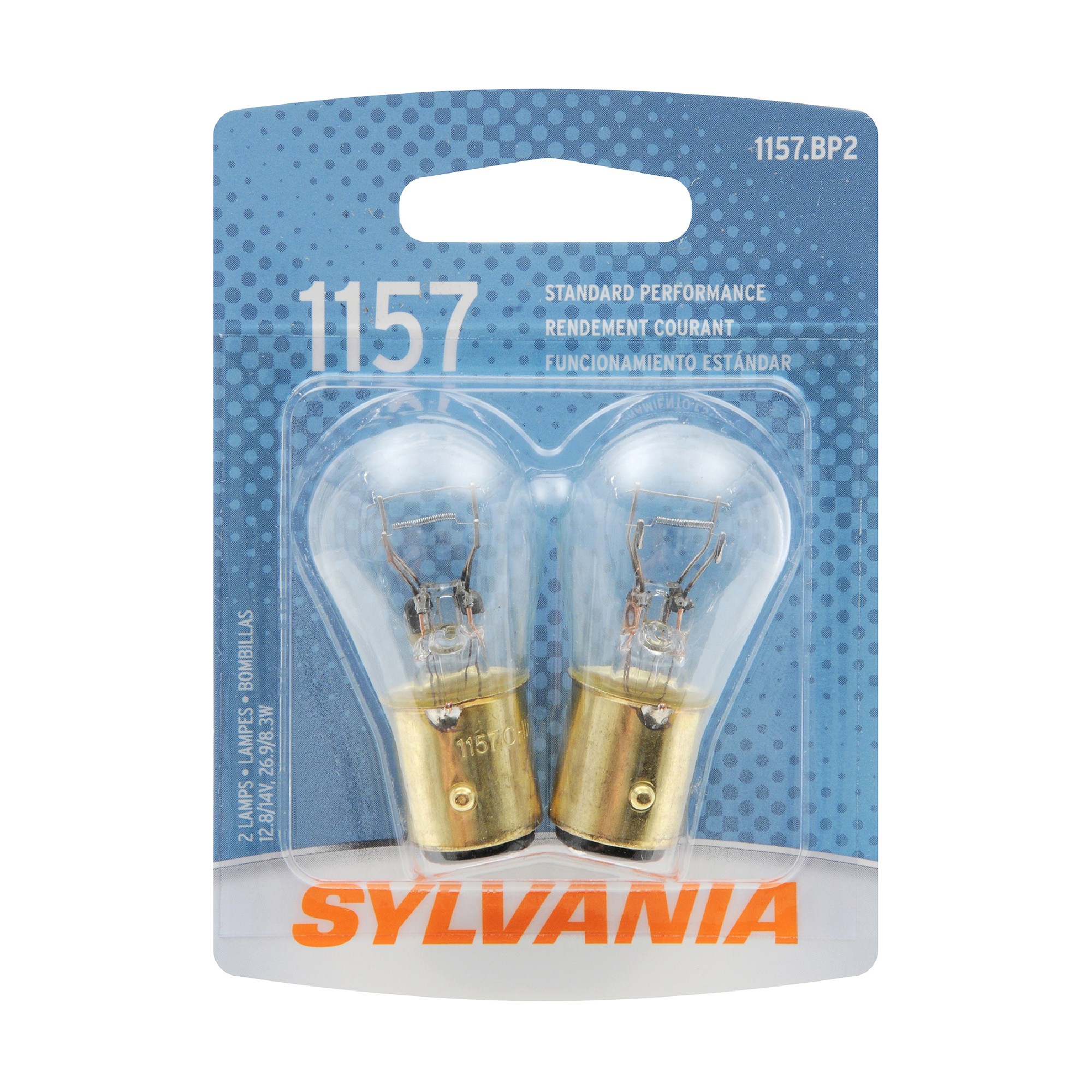 SYLVANIA 1157 Basic Mini Bulb, 2 Pack