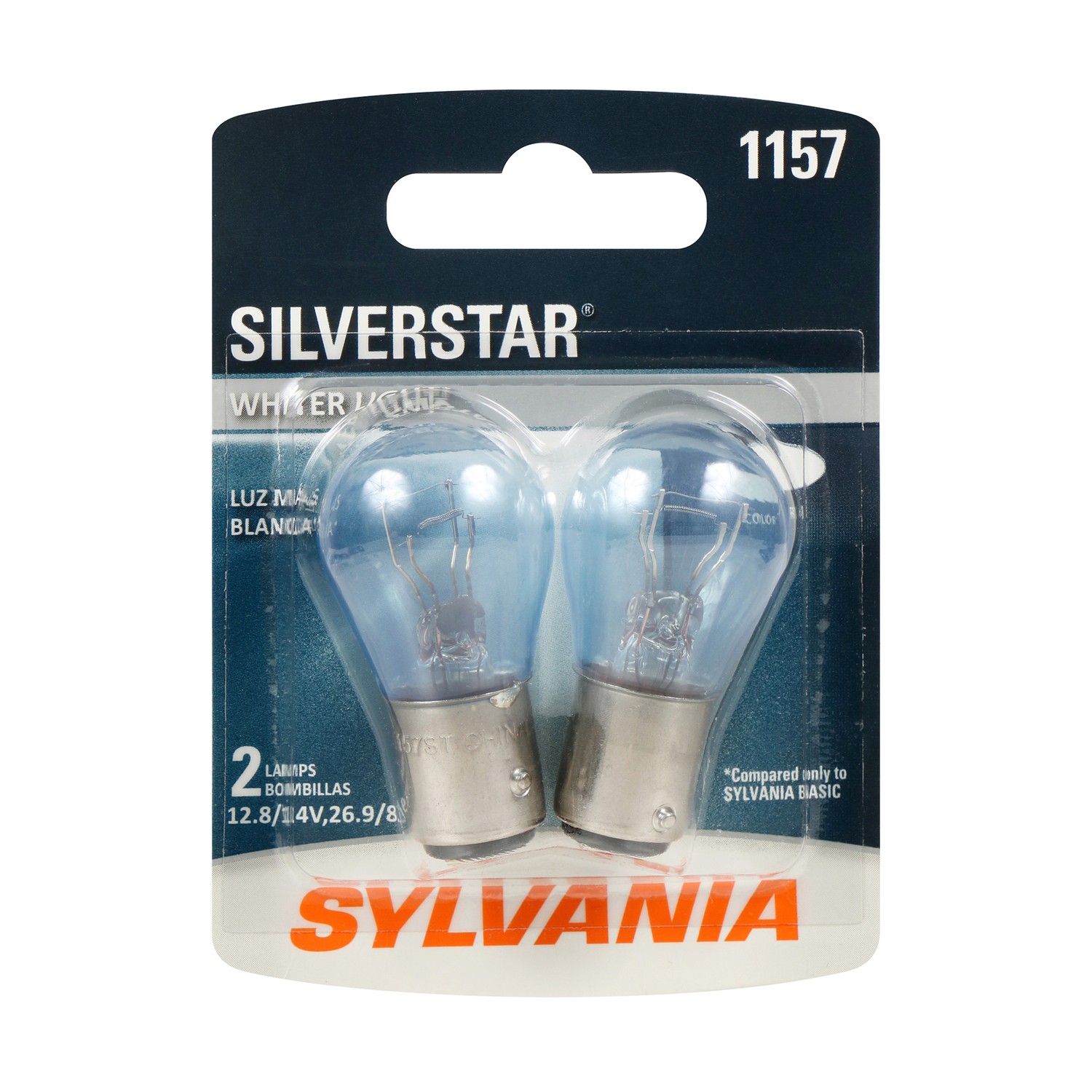 SYLVANIA 1157 SilverStar Mini Bulb, 2 Pack