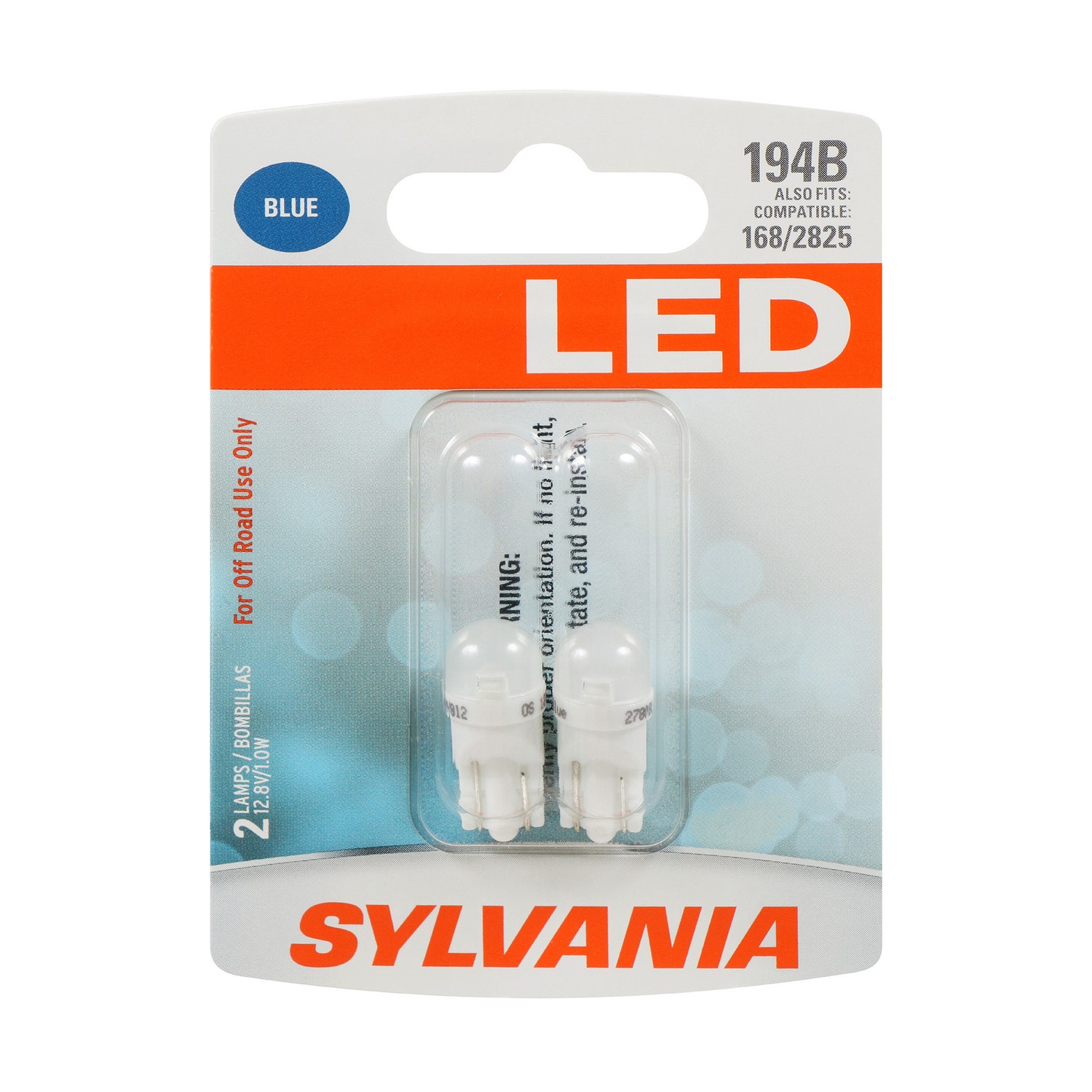 SYLVANIA 194B BLUE SYL LED Mini Bulb, 2 Pack