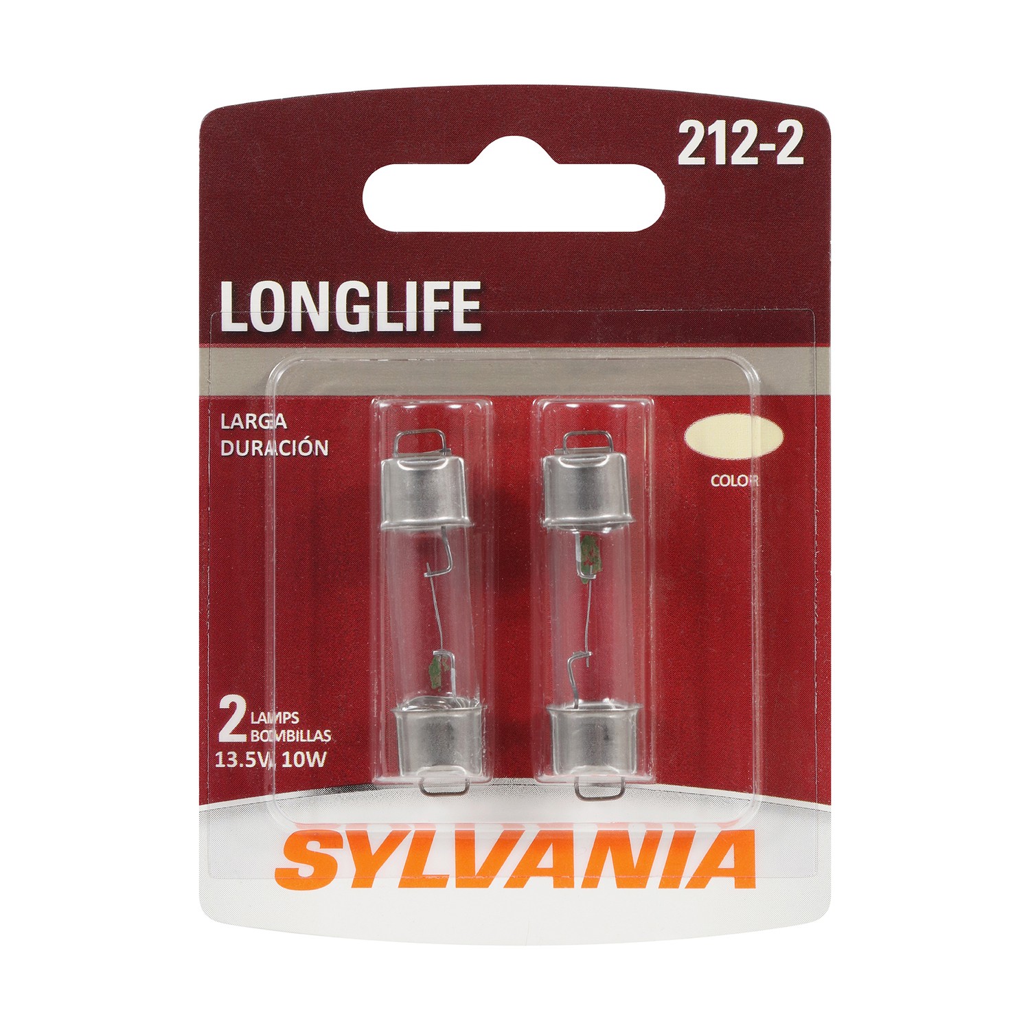 SYLVANIA 212-2 Long Life Mini Bulb, 2 Pack