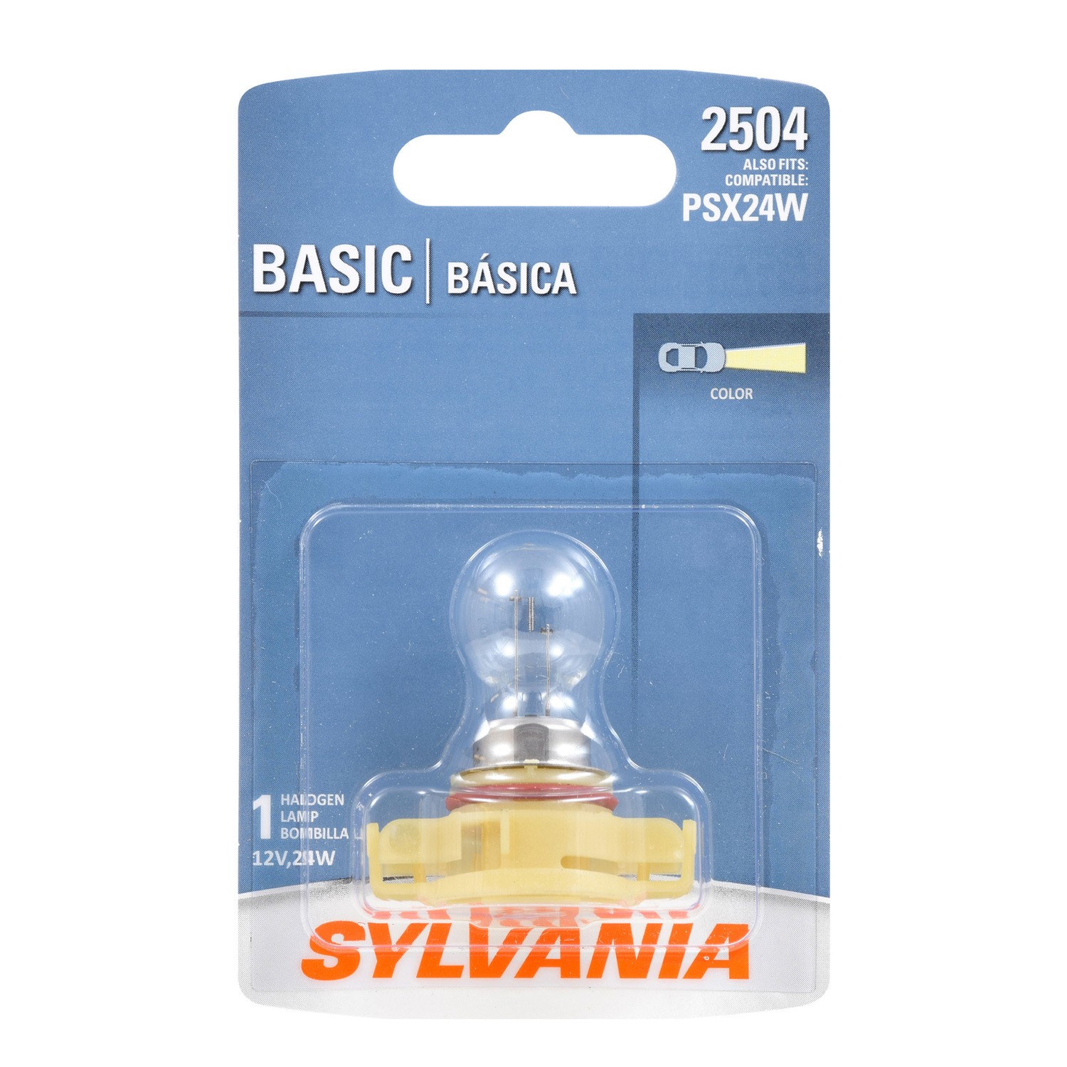 SYLVANIA 2504 Basic Fog Bulb, 1 Pack