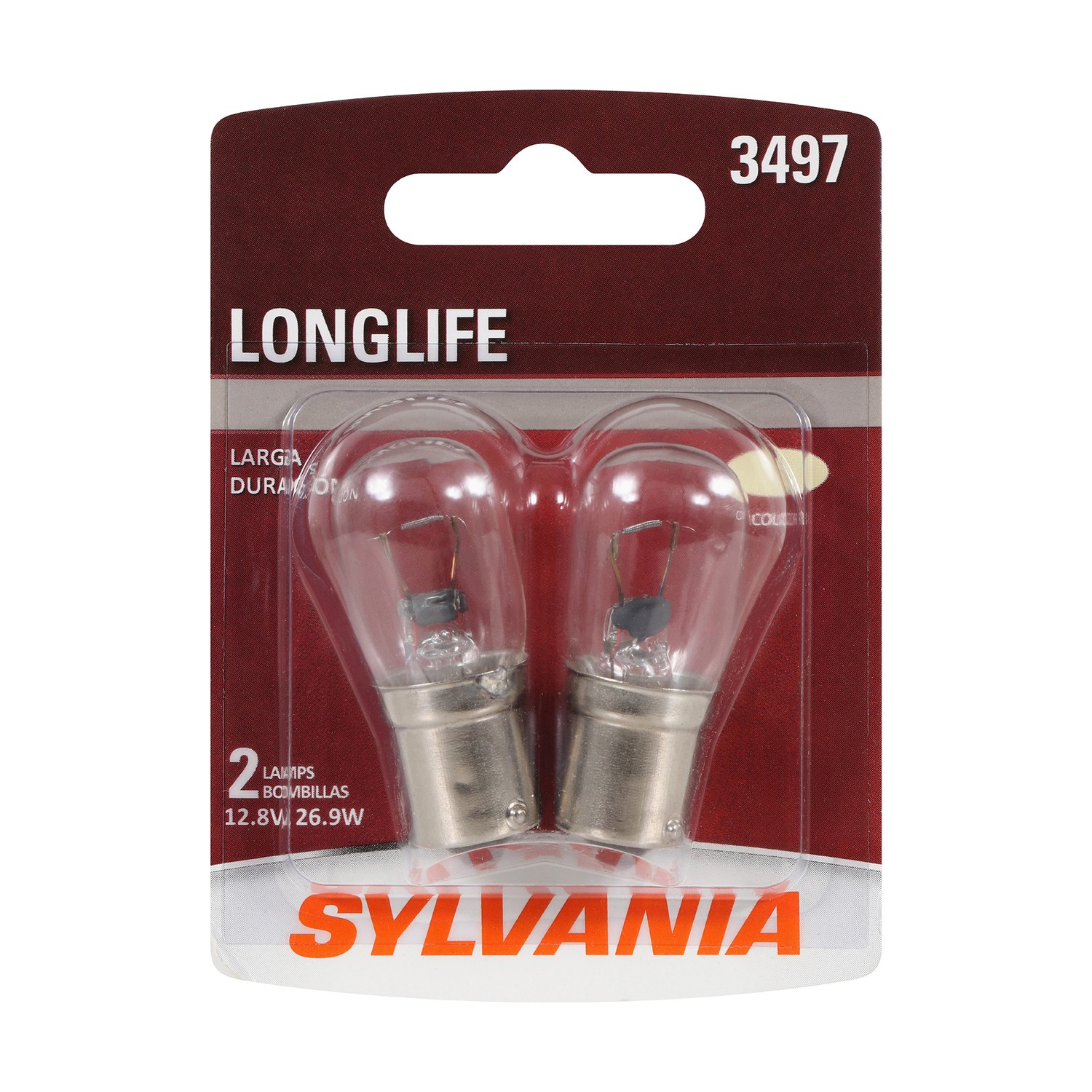 SYLVANIA 3497 Long Life Mini Bulb, 2 Pack