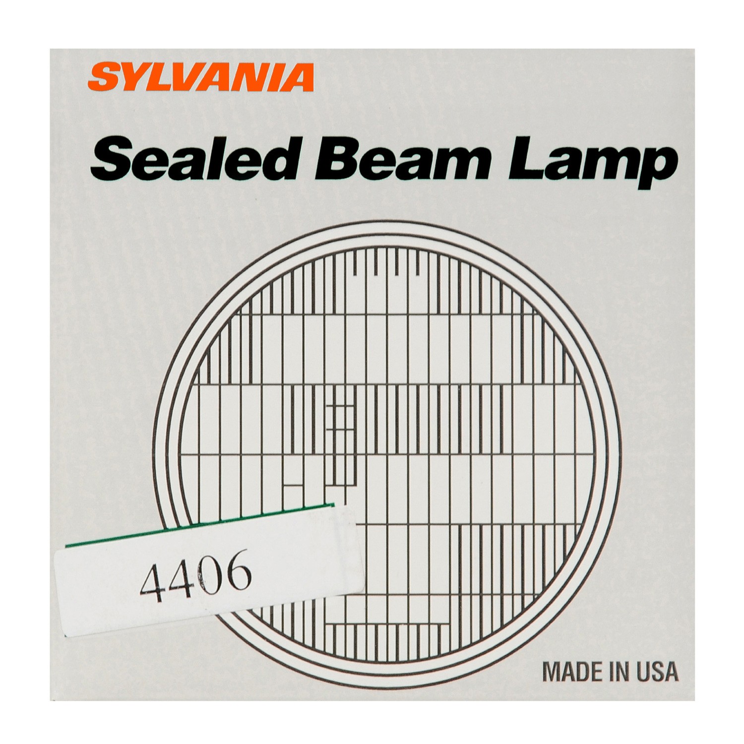 SYLVANIA 4406 Basic Sealed Beam Headlight, 1 pack