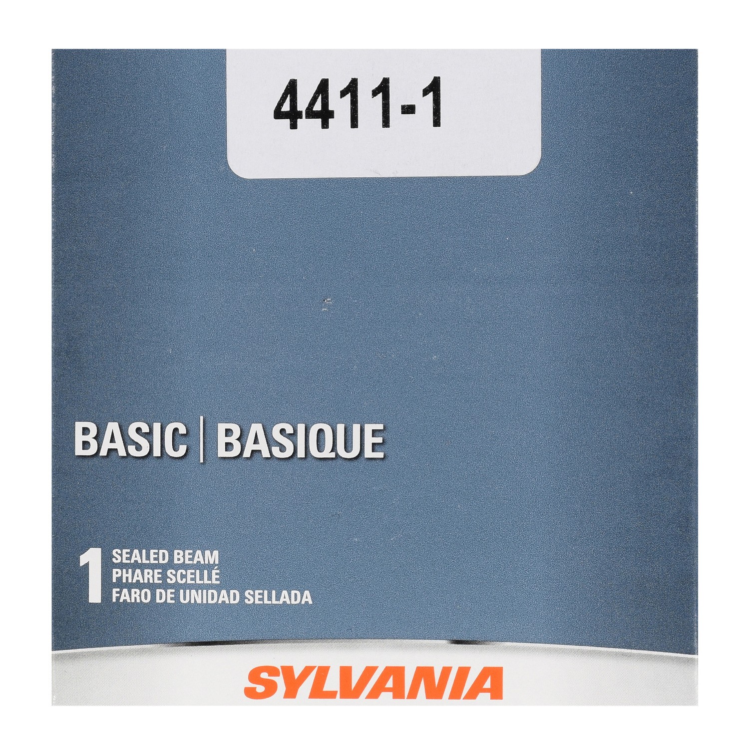 SYLVANIA 4411 Basic Sealed Beam Headlight, 1 Pack