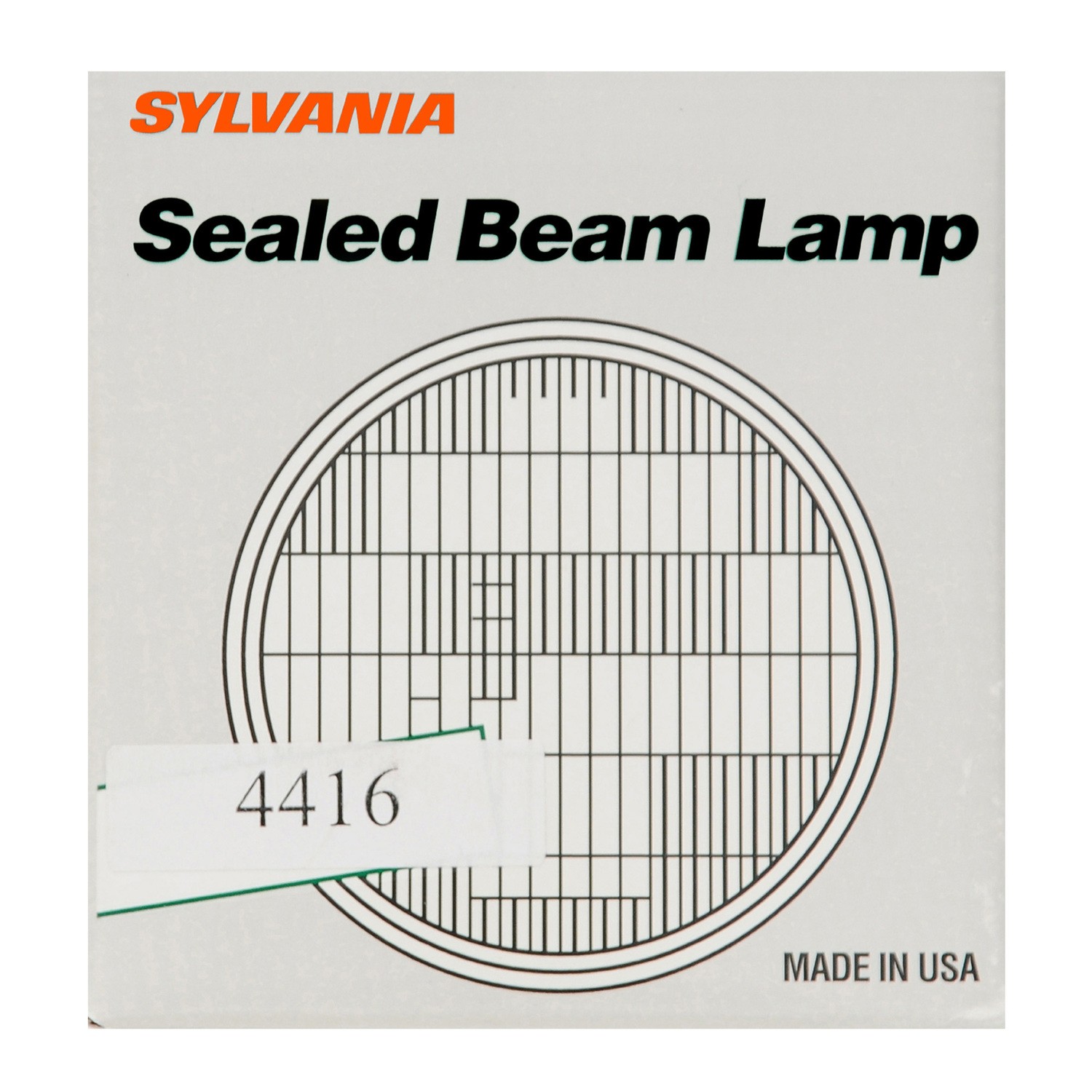SYLVANIA 4416 Basic Sealed Beam Headlight, 1 Pack