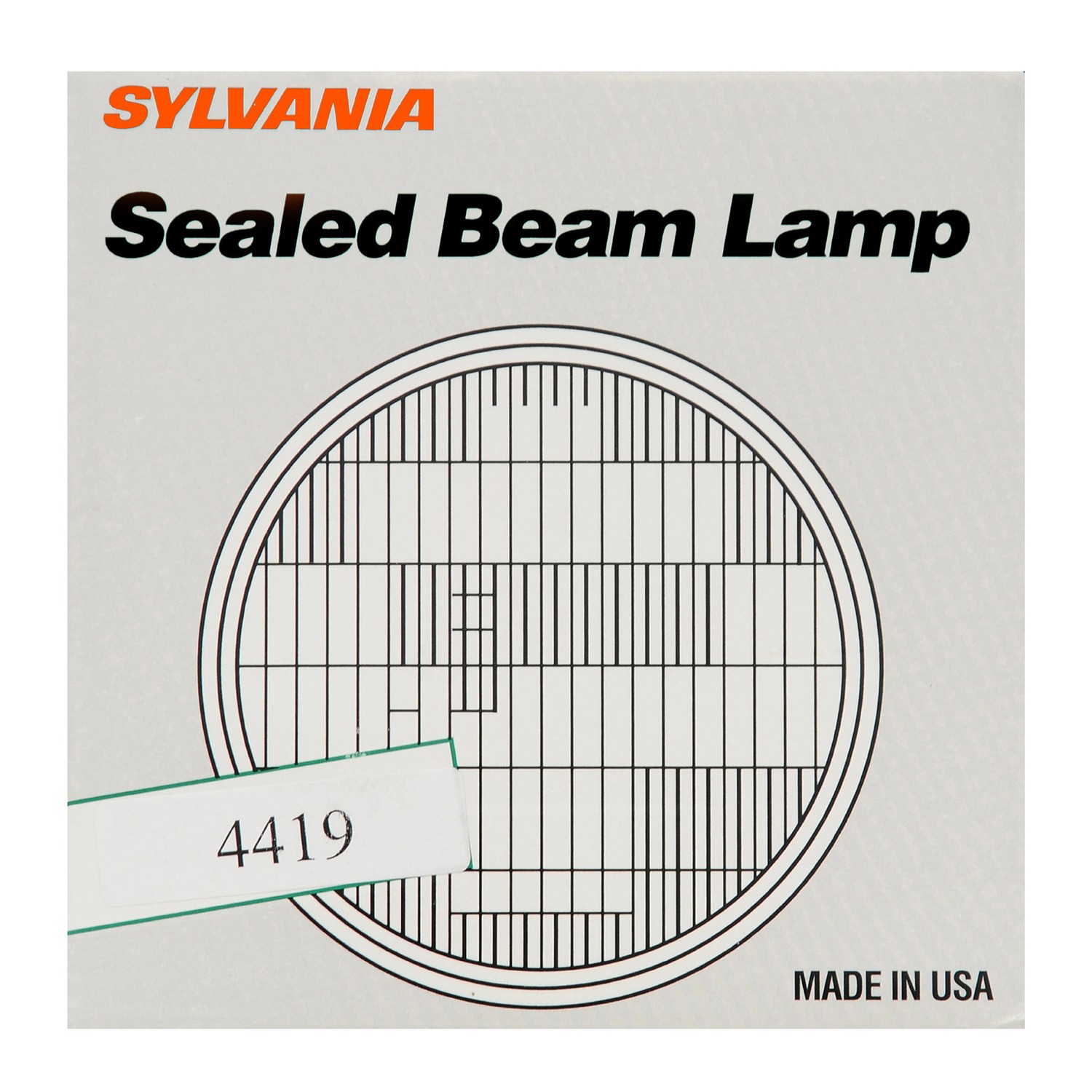 SYLVANIA 4419 Basic Sealed Beam Headlight, 1 Pack
