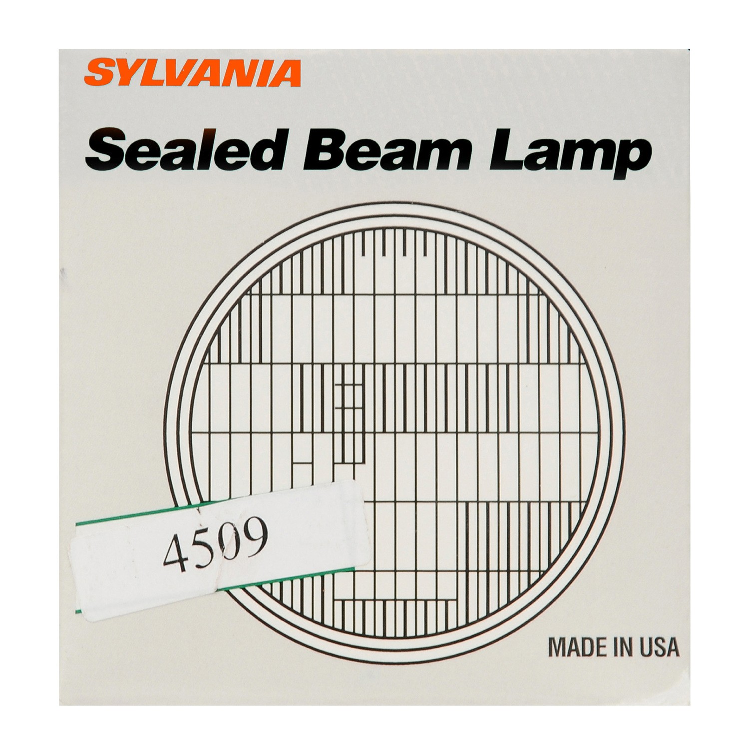SYLVANIA 4509 Basic Sealed Beam Headlight, 1 pack