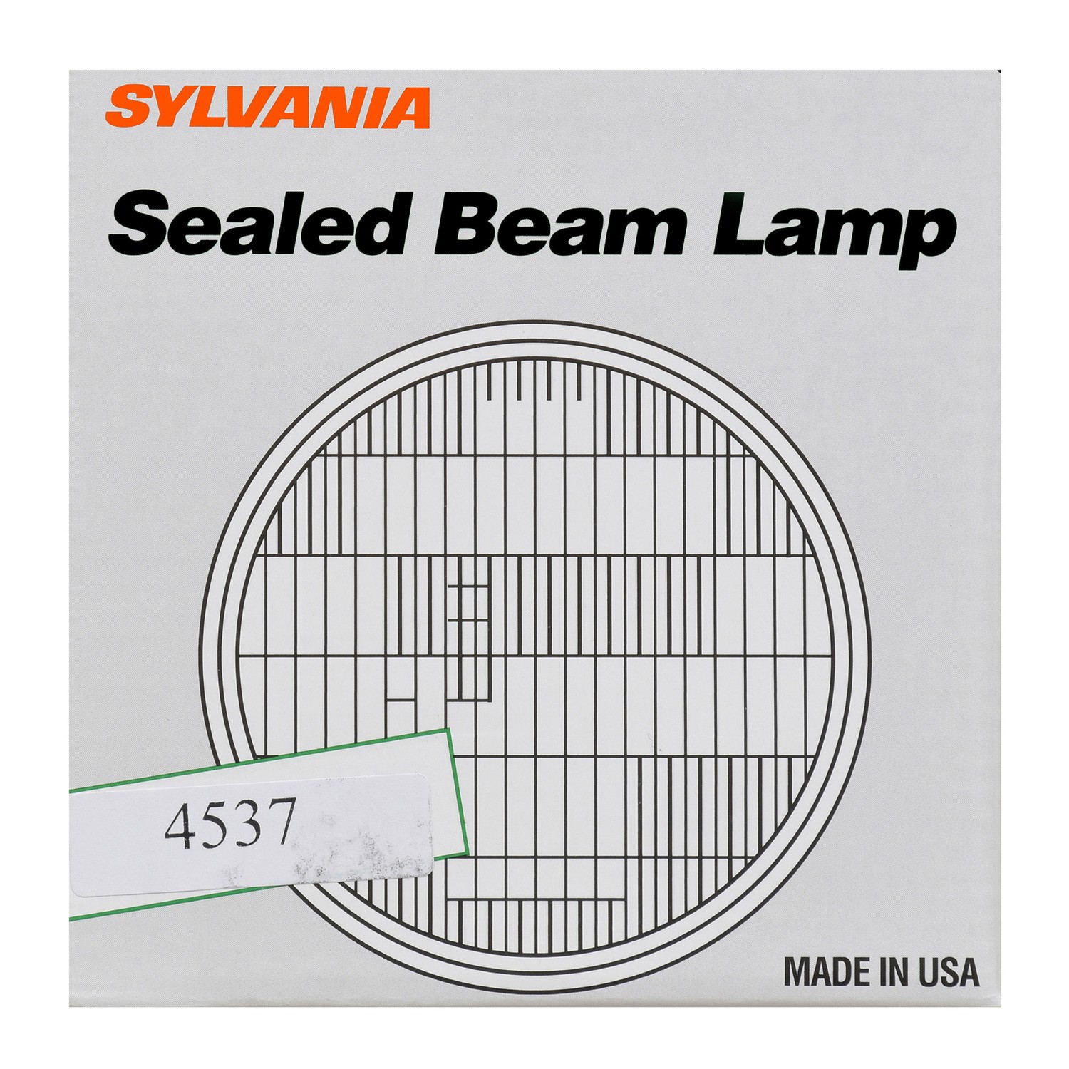 SYLVANIA 4537 Basic Sealed Beam Headlight, 1 pack