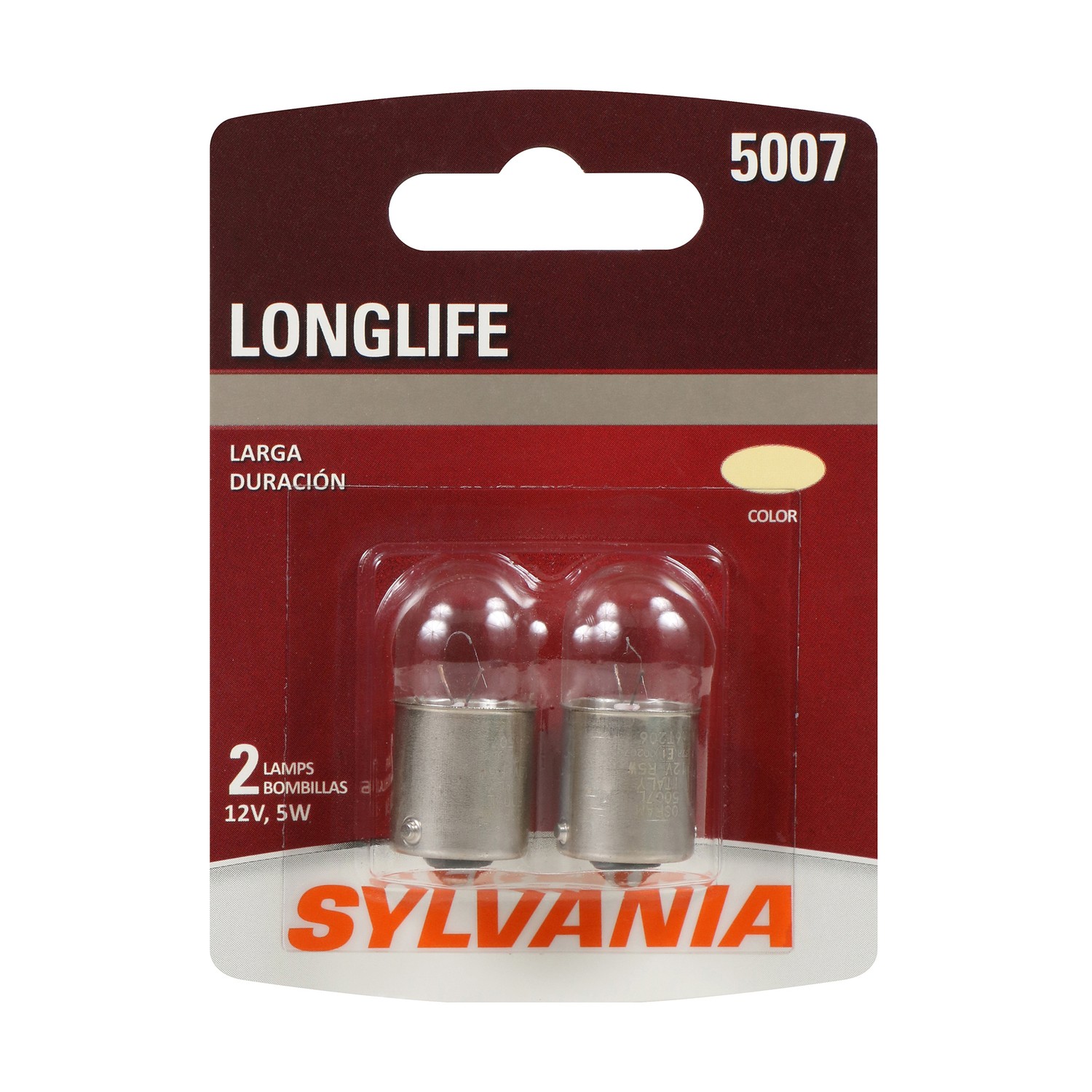 SYLVANIA 5007 Long Life Mini Bulb, 2 Pack