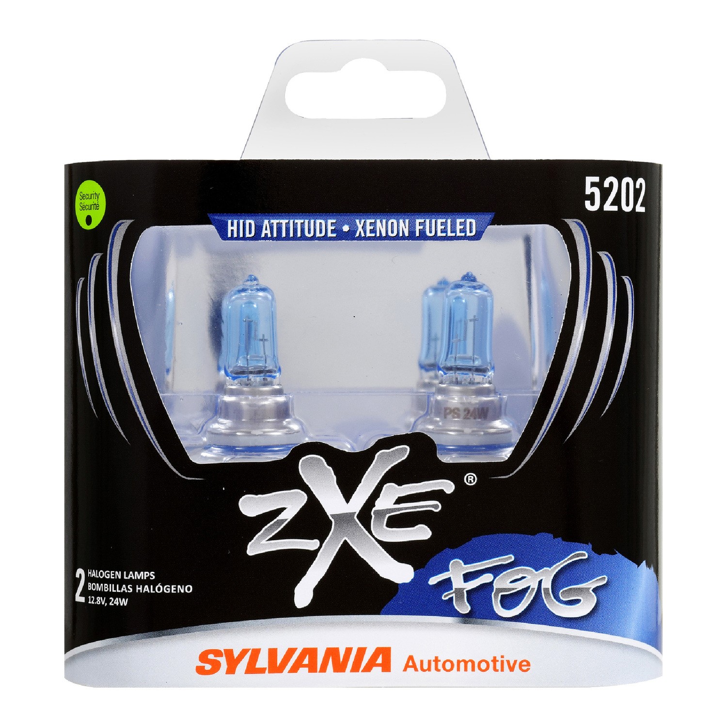 SYLVANIA 5202 SilverStar zXe Halogen Fog Bulb, 2 Pack