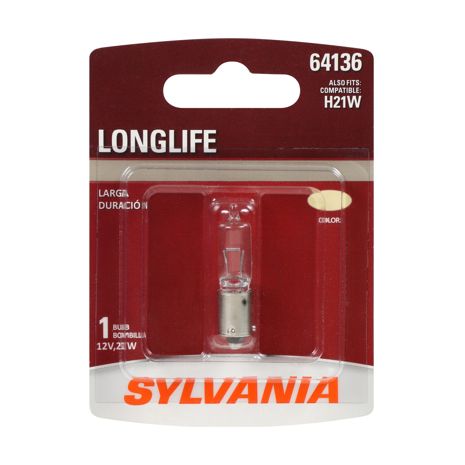 SYLVANIA 64136 Long Life Mini Bulb, 1 Pack