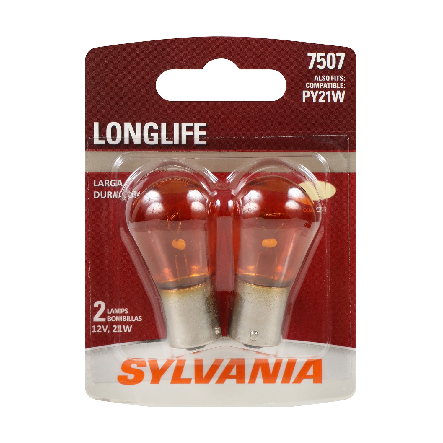SYLVANIA 7507 Long Life Mini Bulb, 2 Pack