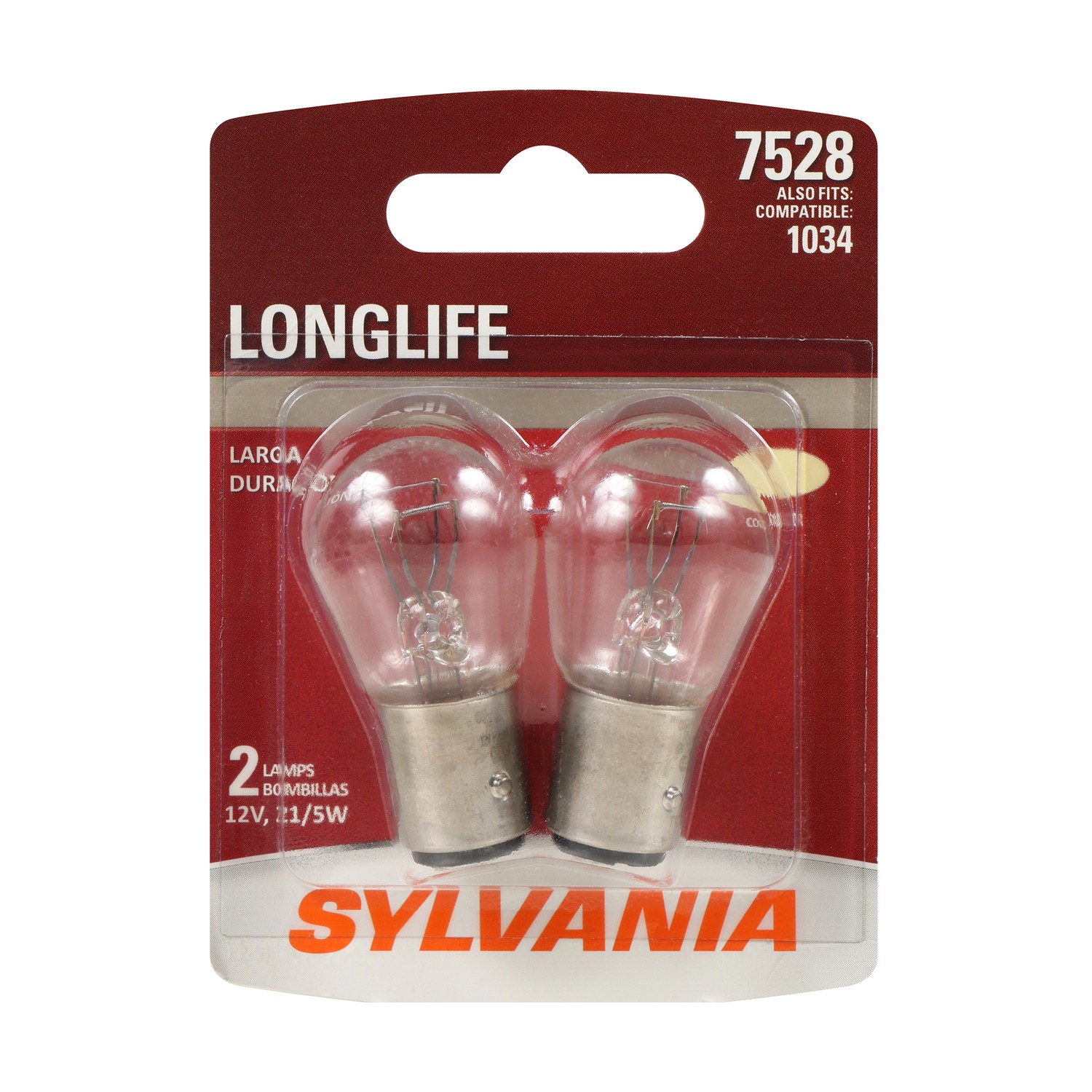 SYLVANIA 7528 Long Life Mini Bulb, 2 Pack
