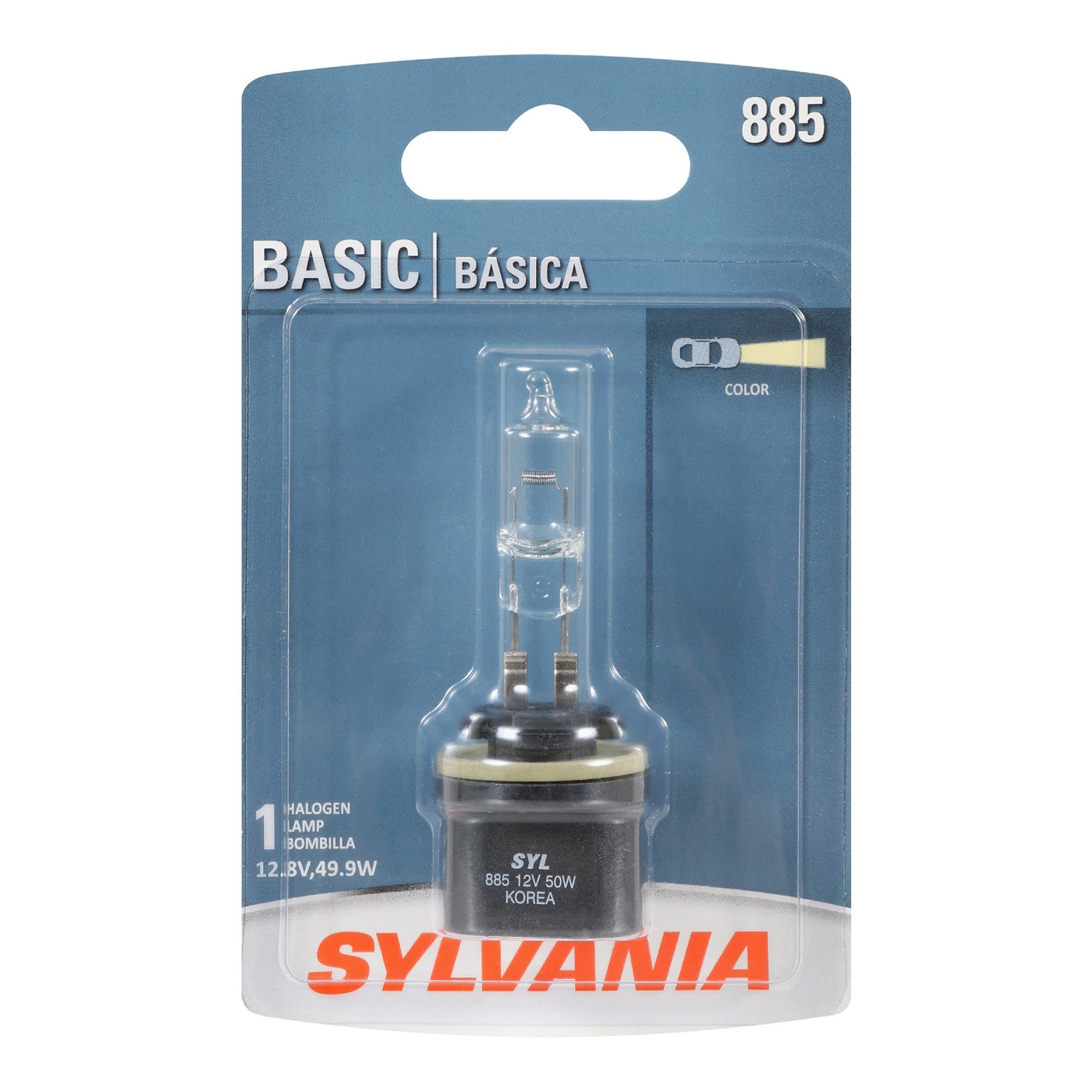 SYLVANIA 885 Basic Fog Bulb, 1 Pack
