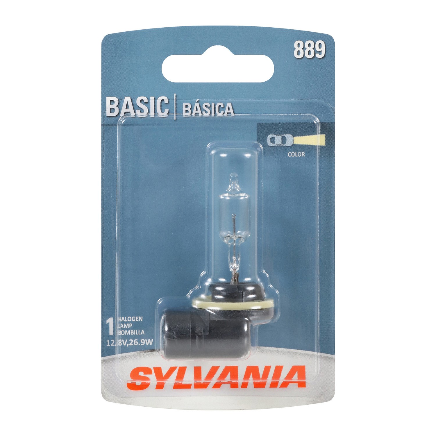 SYLVANIA 889 Basic Fog Bulb, 1 Pack
