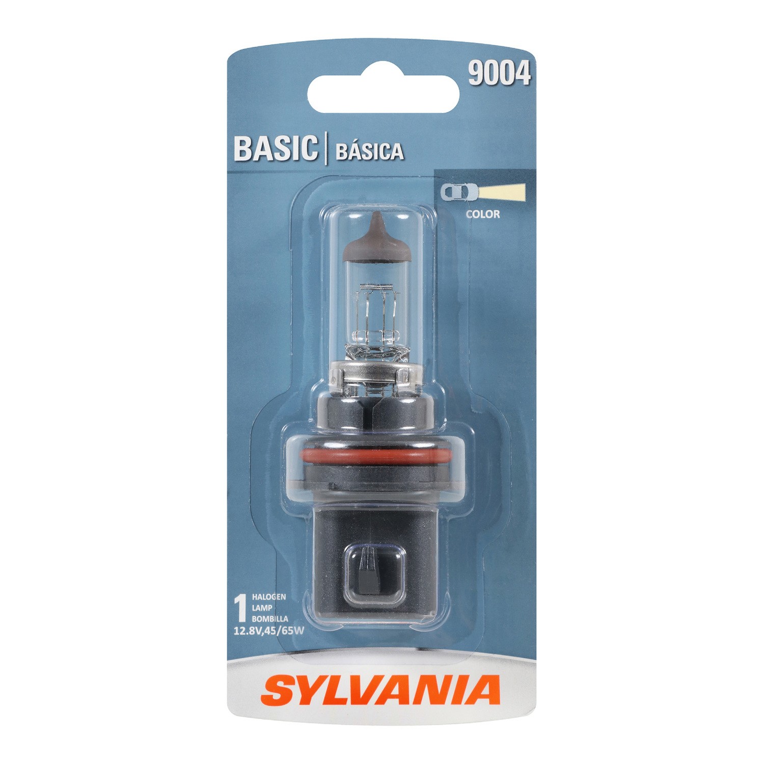 SYLVANIA 9004 Basic Halogen Headlight Bulb, 1 Pack