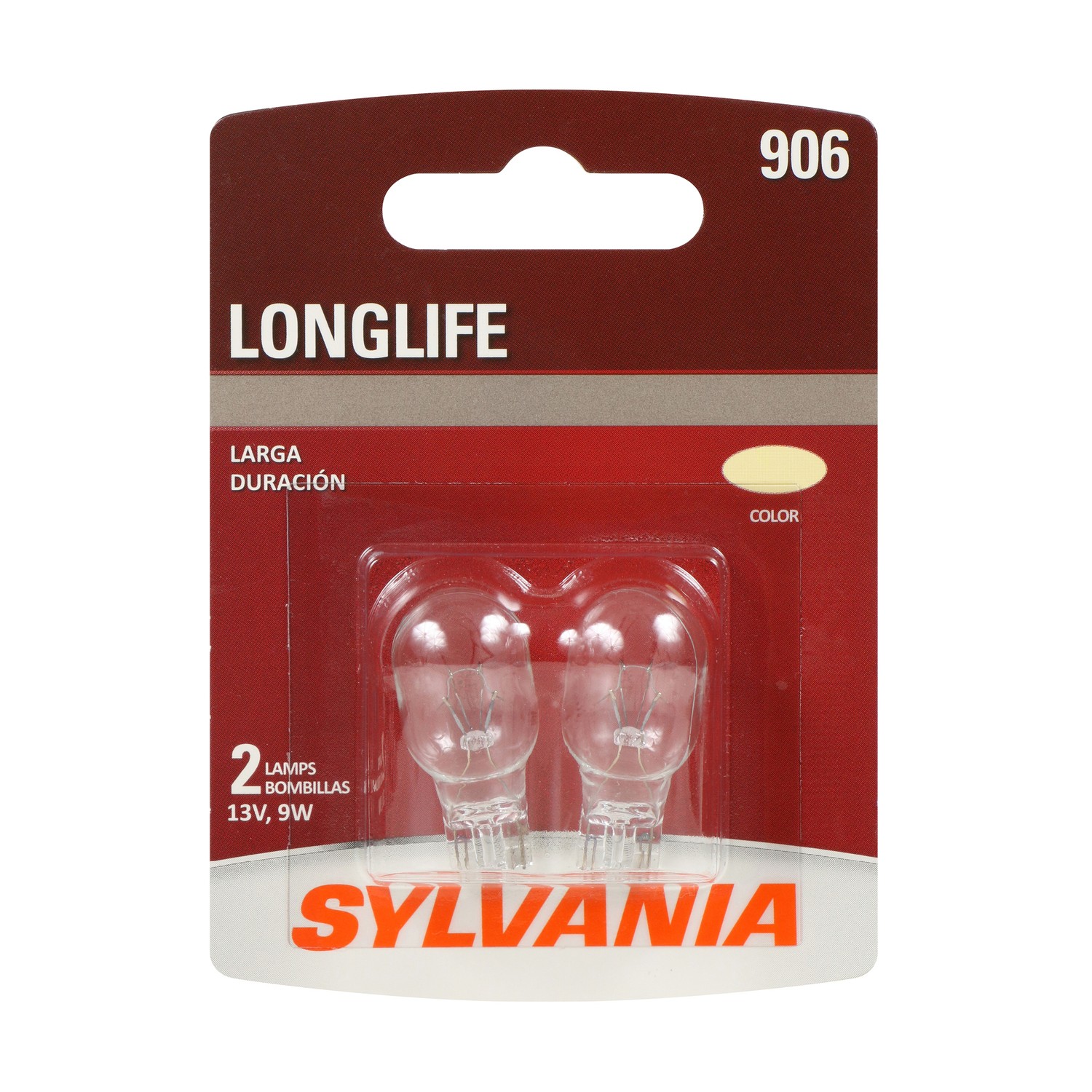 SYLVANIA 906 Long Life Mini Bulb, 2 Pack