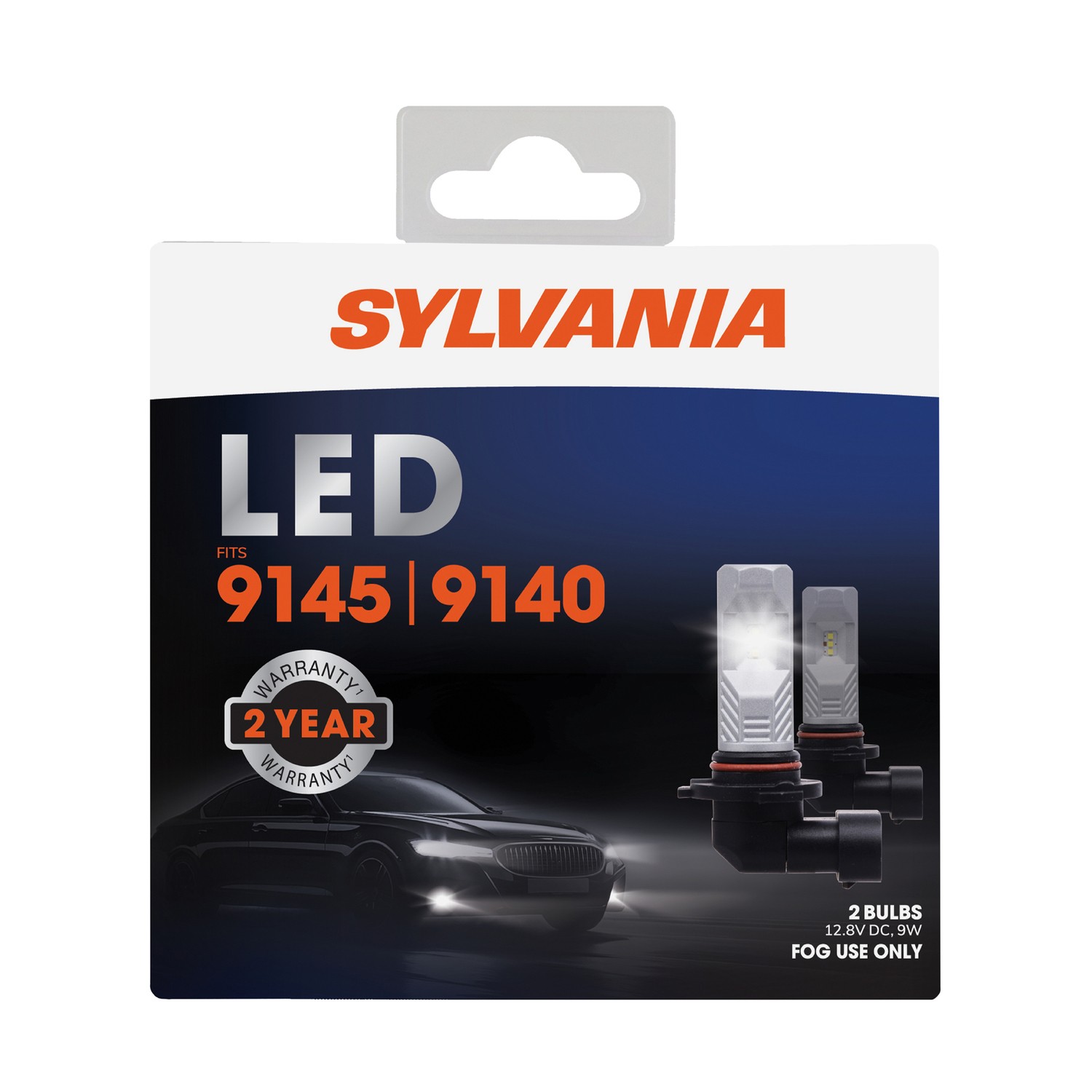 SYLVANIA 9145 LED Fog Bulb, 2 Pack
