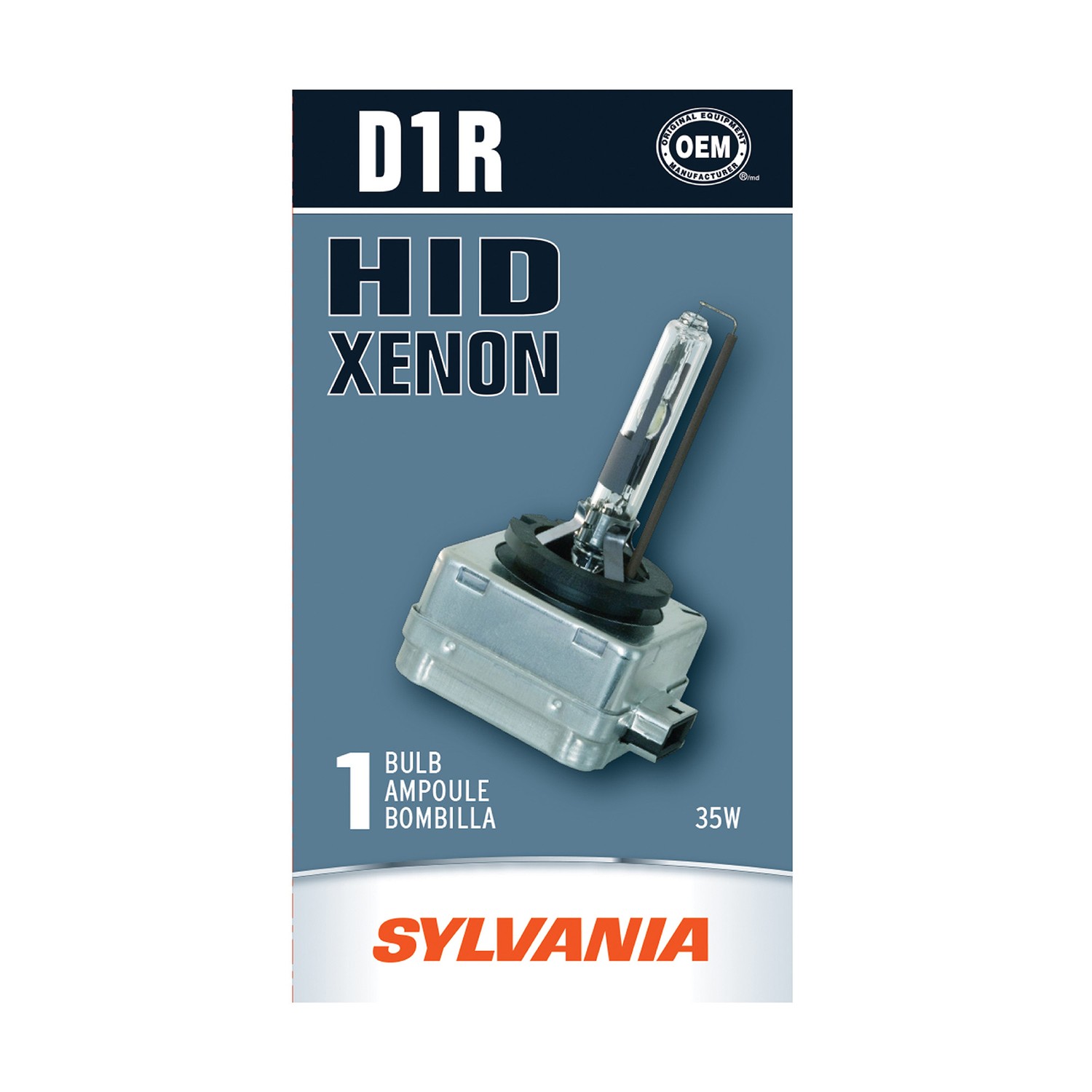 SYLVANIA D1R Basic HID Headlight Bulb, 1 Pack