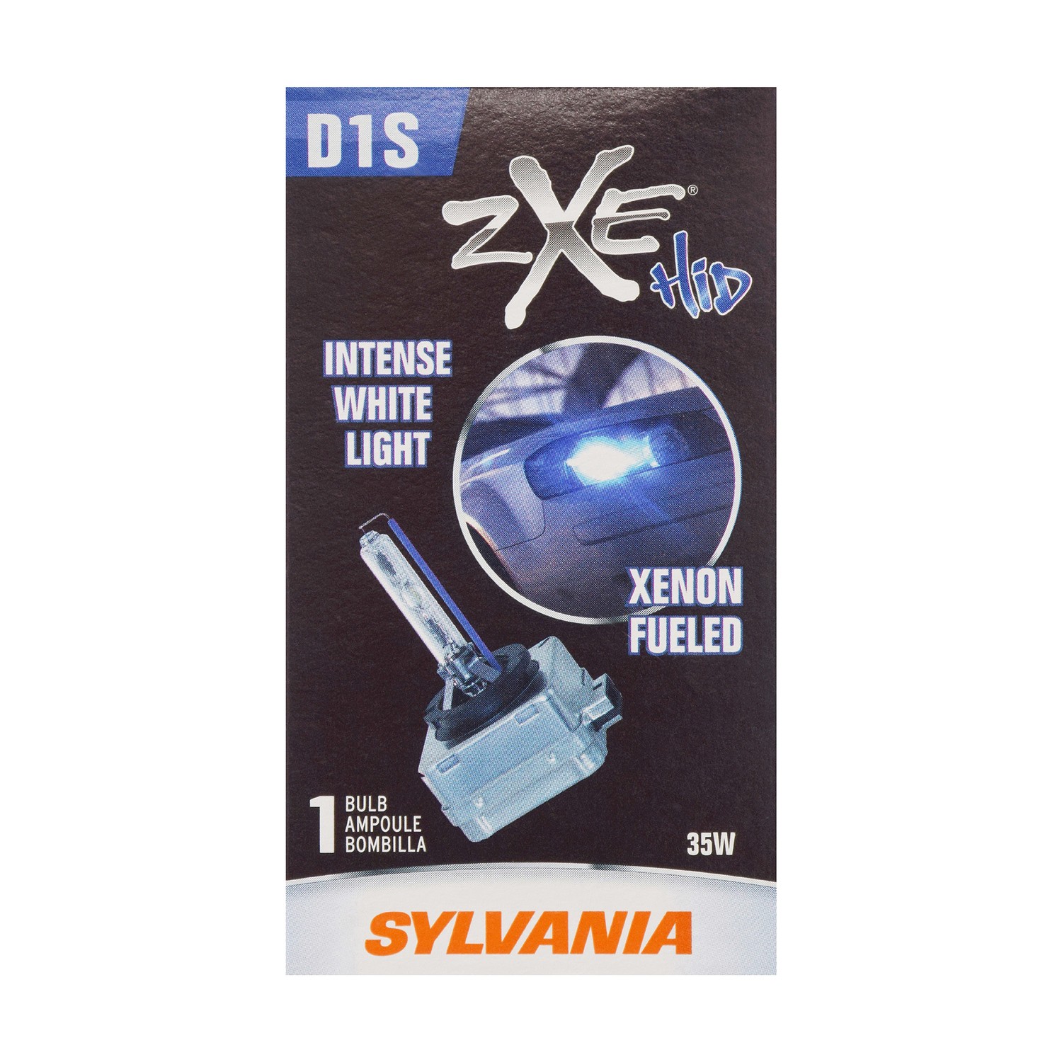 SYLVANIA D1S SilverStar zXe HID Headlight Bulbs, 1 Pack