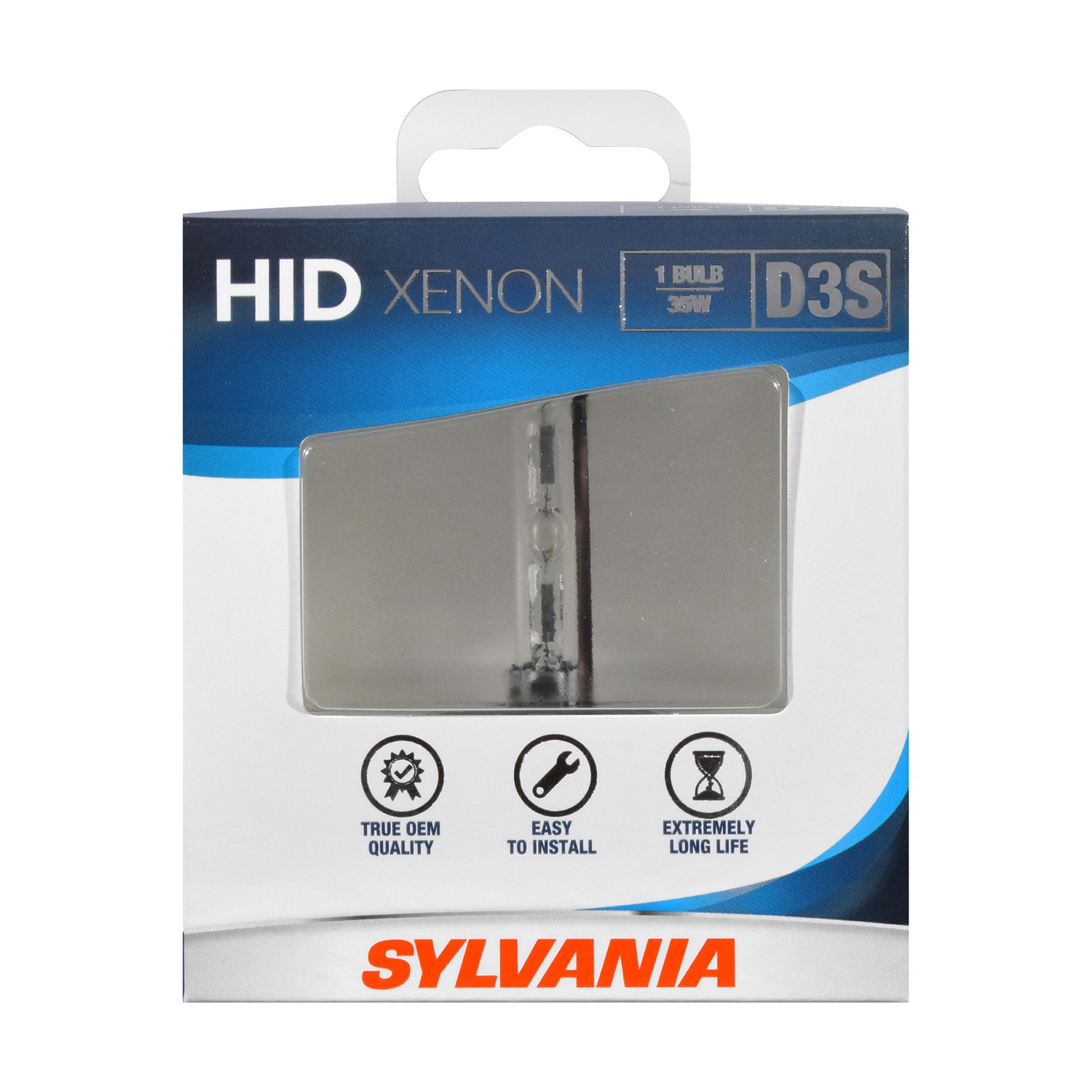 SYLVANIA D3S Basic HID Headlight Bulb, 1 Pack