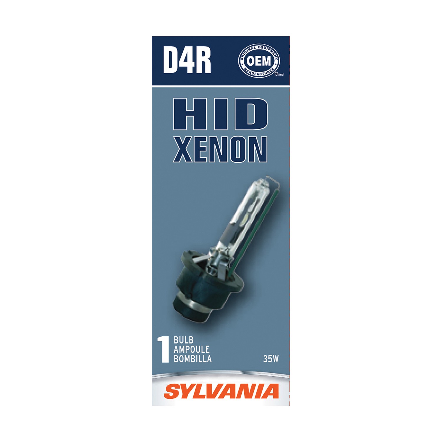 SYLVANIA D4R Basic HID Headlight Bulb, 1 Pack