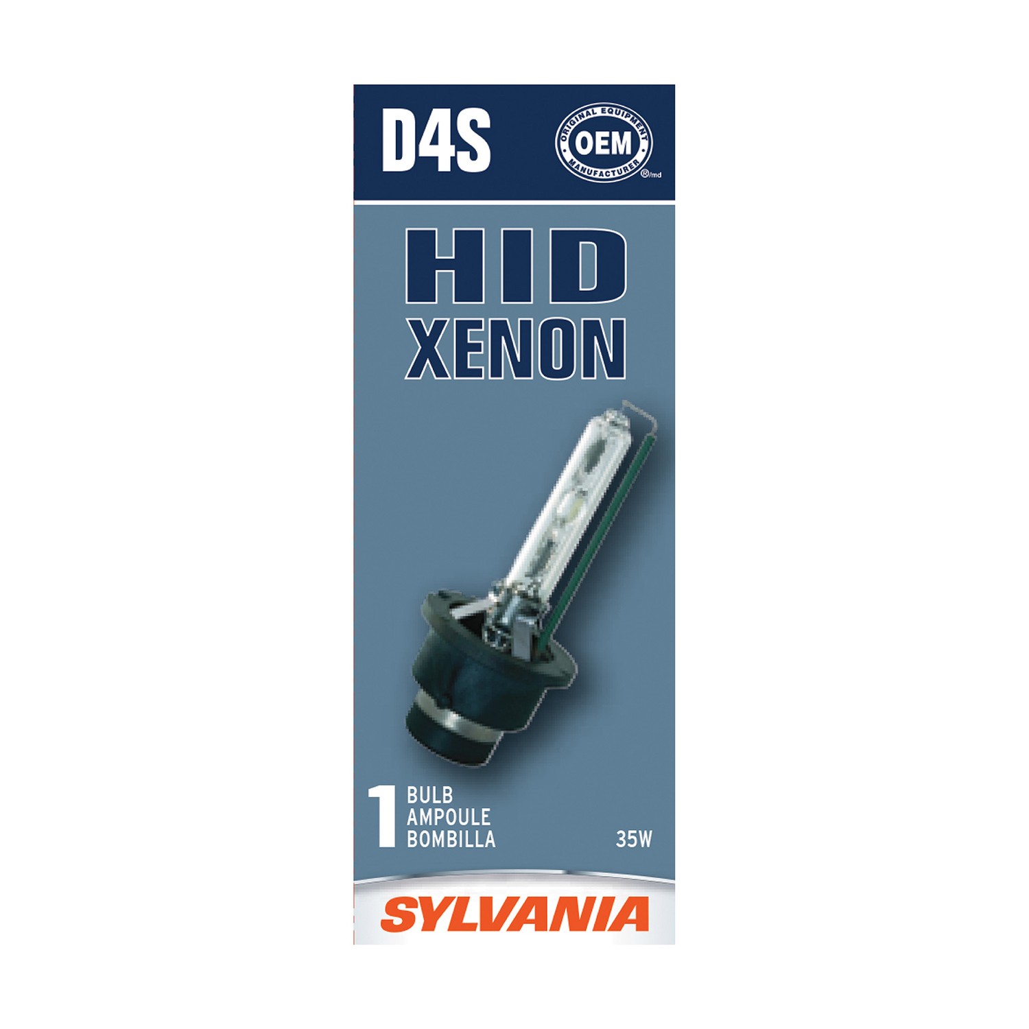 SYLVANIA D4S Basic HID Headlight Bulb, 1 Pack