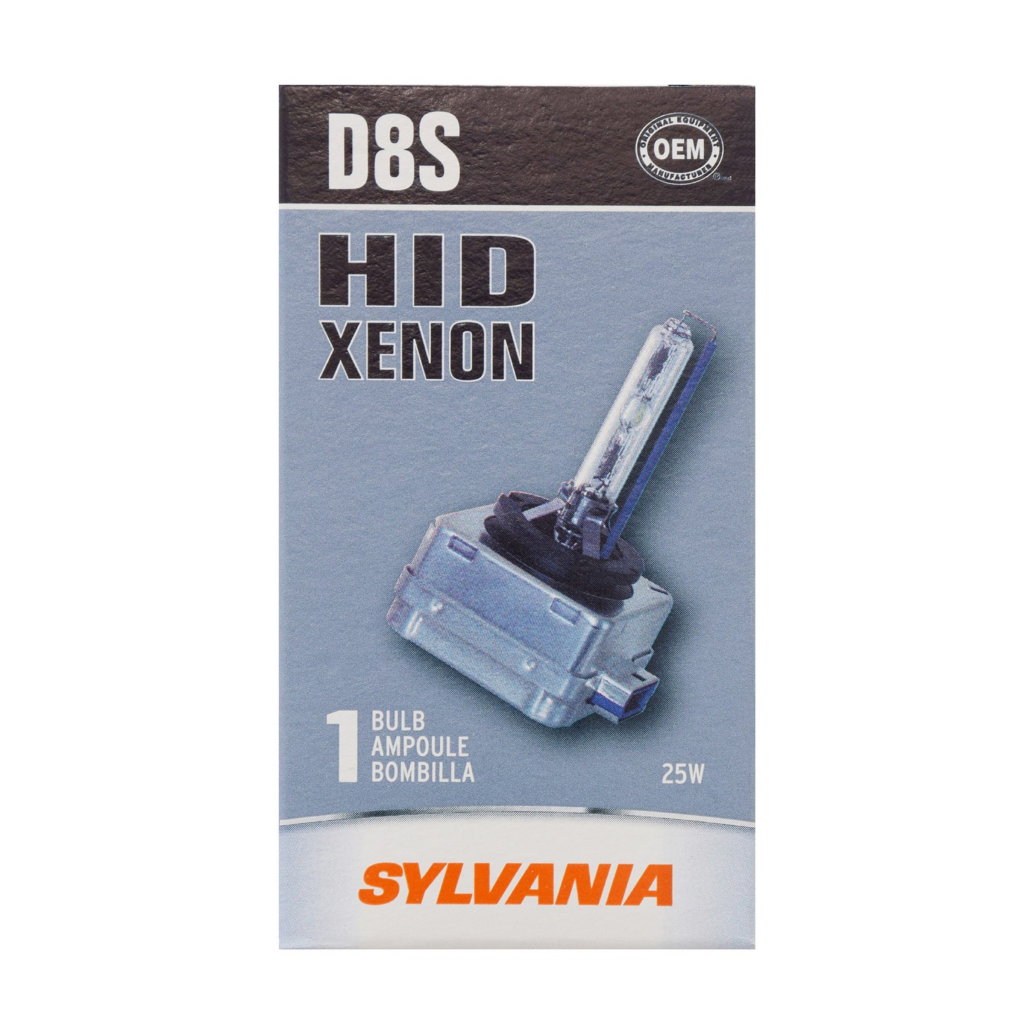 SYLVANIA D8S Basic HID Headlight Bulb, 1 Pack