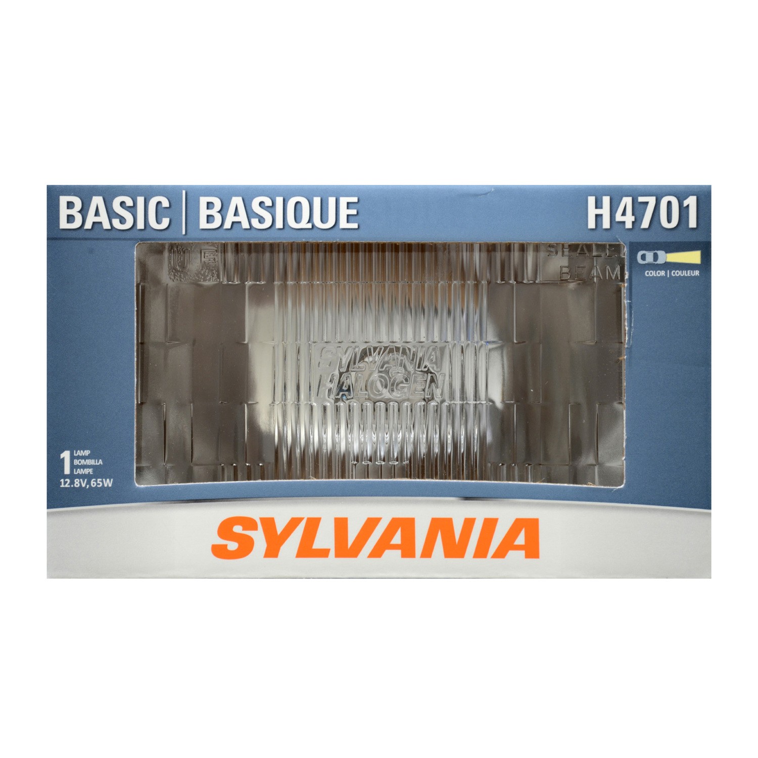 SYLVANIA H4701 Basic Sealed Beam Headlight, 1 Pack