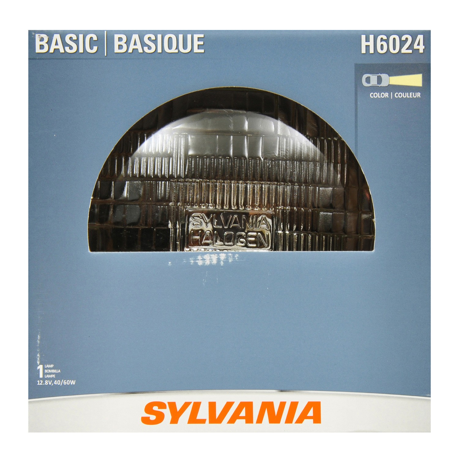 SYLVANIA H6024 Basic Sealed Beam Headlight, 1 Pack