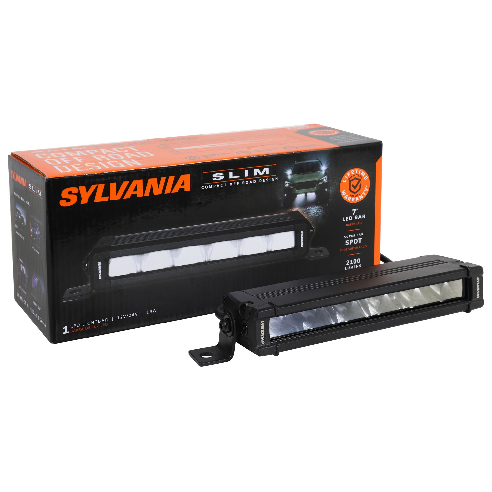 SYLVANIA Slim 7 Inch LED Light Bar - Spot