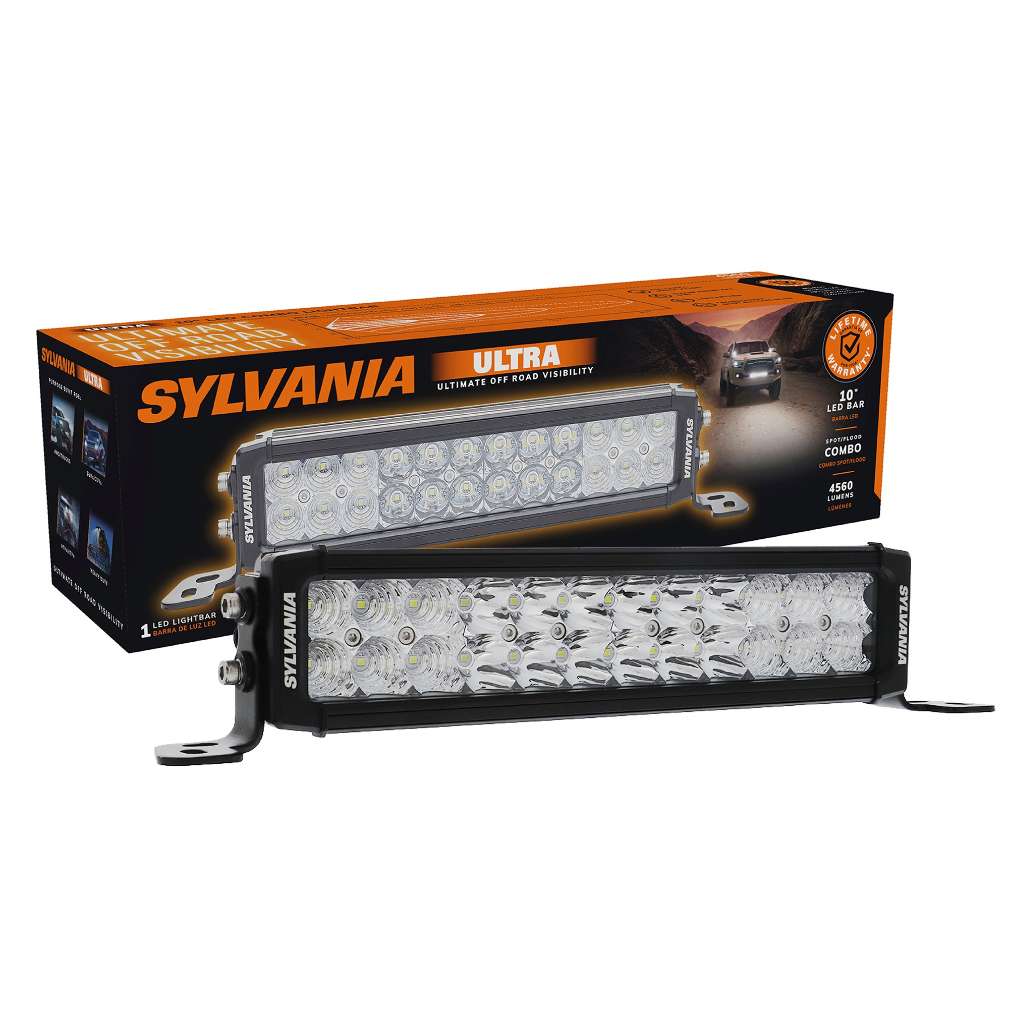 SYLVANIA Ultra 10 Inch LED Light Bar - Combo